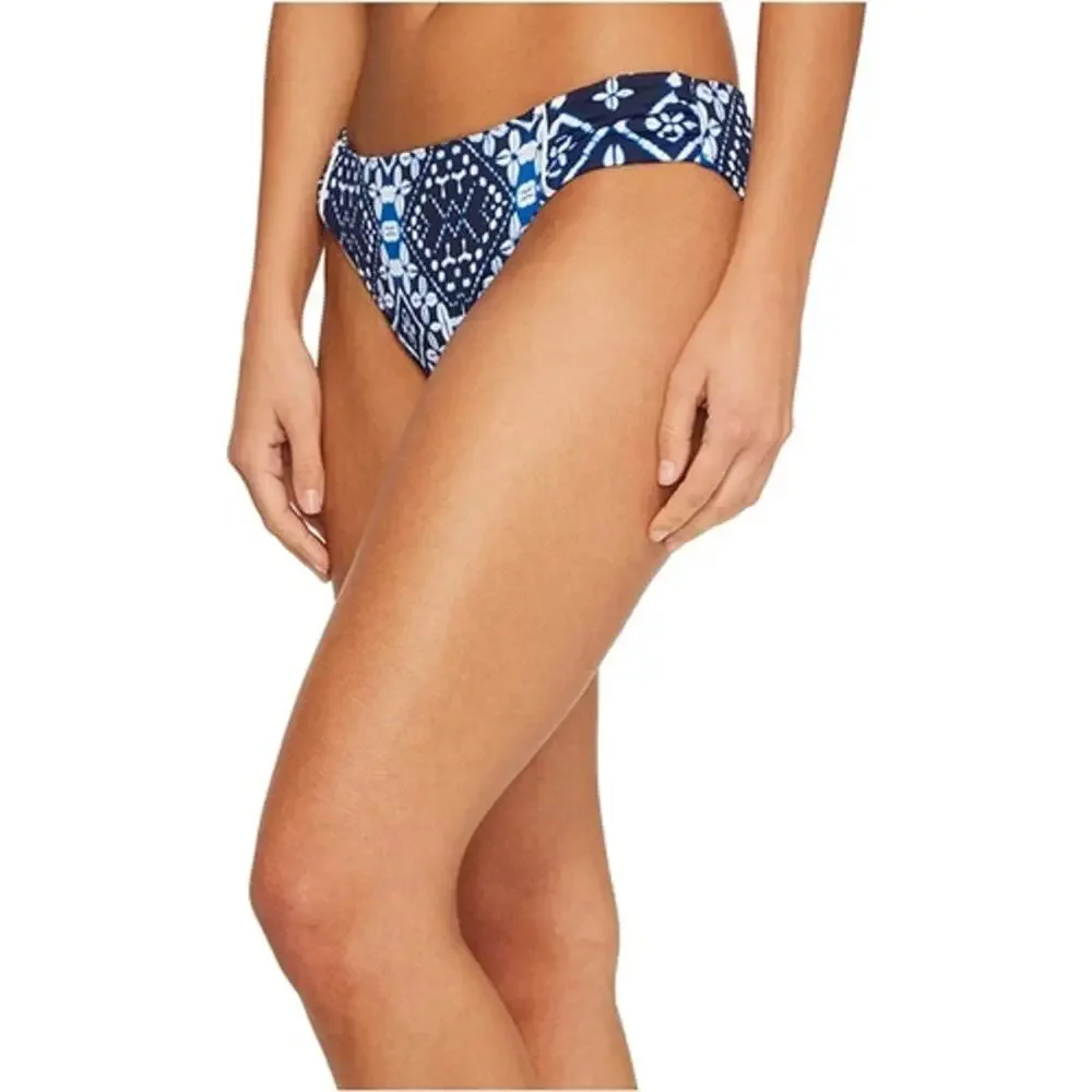 Tommy Bahama Women's Indigo Cowrie Reversible Hipster Bikini Bottom Navy XL NWT